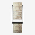 Whoop 5.0 crocodile leather strap – front view