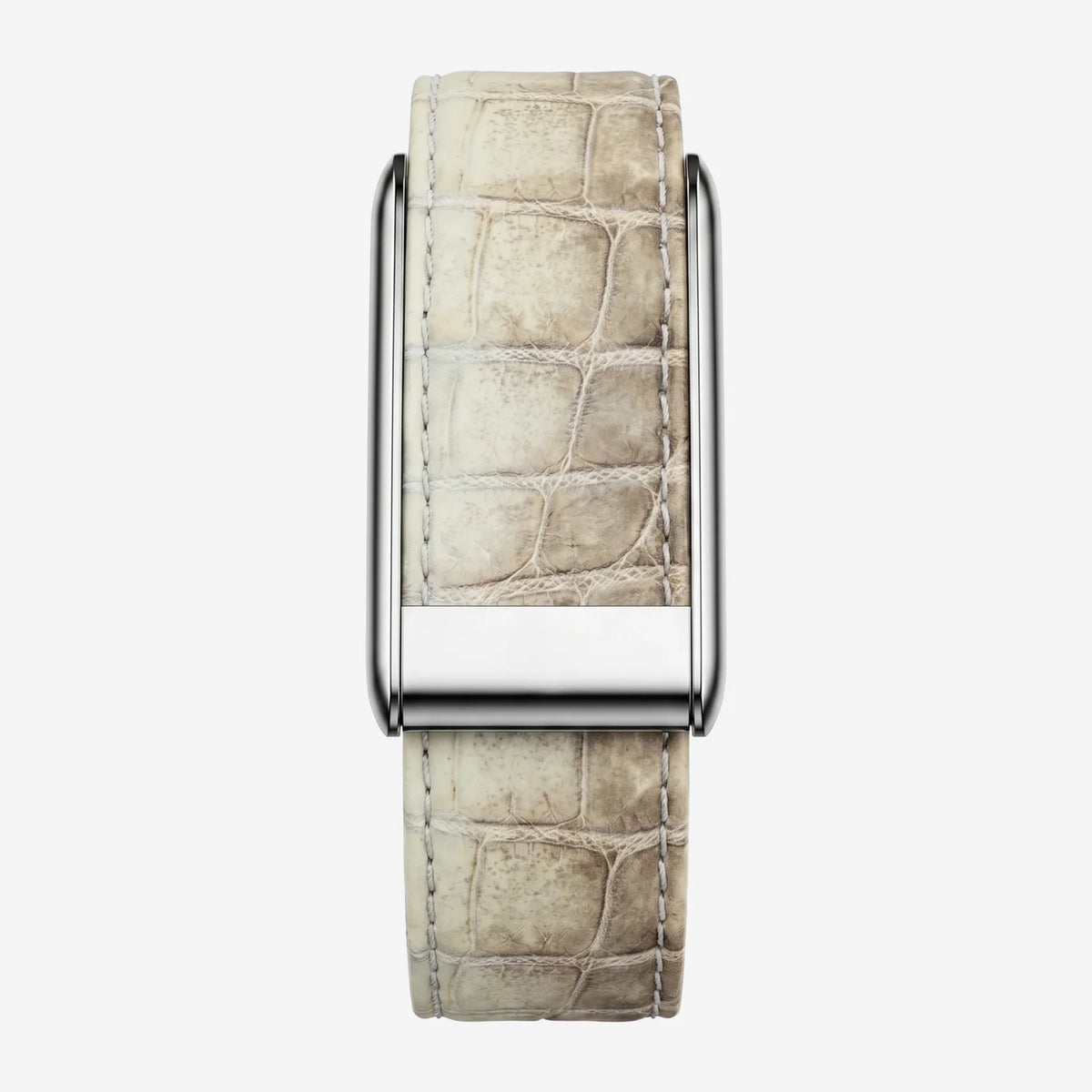 Whoop 5.0 crocodile leather strap – front view